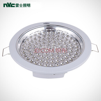 雷士照明NVC嵌入式LED吸顶节能厨卫灯NWQ1034/8W 黄光