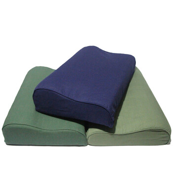 部队枕头军绿色高低枕头托颈枕慢回弹枕芯陆空 单个 武警枕芯 枕套