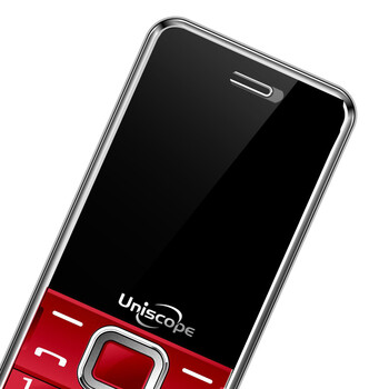 优思（Uniscope）US68A  电信2G老人手机 红色