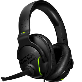 德国冰豹(ROCCAT)悍音Khan AIMO Hi-Res 高解析7.1声道游戏耳机有线 头戴式带耳麦 电脑电竞耳机 运动耳机