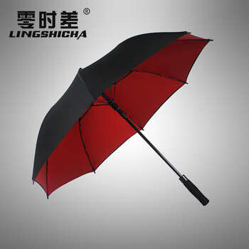 
                                                                                【品质好货】泽高端雨伞 男士超大商务伞双层加厚自动长柄伞双人大伞高尔夫伞加固防风户外晴雨伞定做伞定制 双层中号110CM外黑内红                