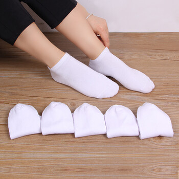 船袜女隐形袜子女 春夏休闲纯白色袜子女士运动袜棉袜女浅口低帮短袜