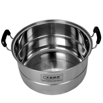 
                                        美家厨帮（MeiJiaChuBang） 30CM不锈钢蒸锅二层加厚蒸锅电磁炉通用烹饪锅具                