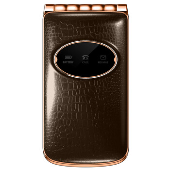 海尔（Haier）HG-A310 移动/联通2G 双卡双待 翻盖老人手机 备用机 咖啡色