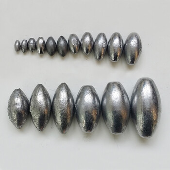 gehu铅坠空心坠中通铅中通坠垂钓用品钓鱼配件 空心坠1g