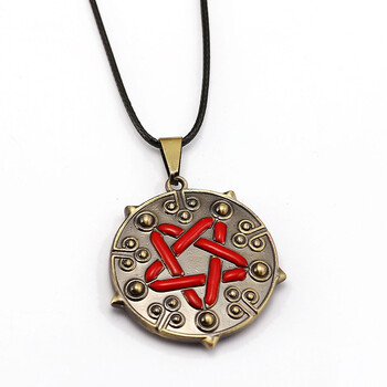 游戏the witcher3 wild hunt 巫师3 叶奈法 吊坠项圈 红色