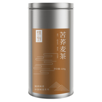 锦到 苦荞麦茶 胚芽麦香茶四川凉山特产花茶代用茶罐装220g