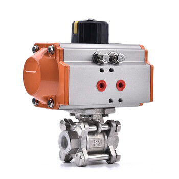 气动丝扣球阀 气动球阀 内螺纹/ dn15 20 25 32 40 50 304材质 dn15