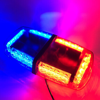 医院救护车灯车 顶长排灯爆闪灯长排红黄蓝色led警灯120开道灯 交通