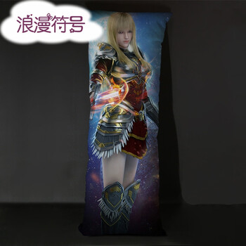 超神学院周边黑甲天使彦等身长条抱枕人形公仔做照片海