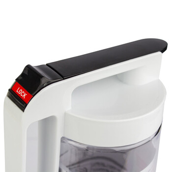 日本 ASVEL按压式冷水壶创意厨房凉水瓶大容量果汁壶 1.1L/1.6L/2.1L 2.1L 8238白色