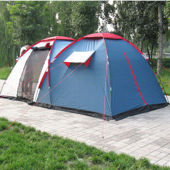 高端卡娜帝亚户外自驾装备4人1室1厅大帐篷野