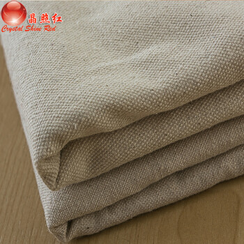 晶照红纯棉加厚白帆布布料坯布 定制帆布制品 叠被子军被凉席床单帆布  厚实不掉色 不起球