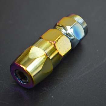 黄油平头平咀尖头软管硬管黄油嘴皮碗刮刀头出油嘴黄油配件 炫彩平嘴