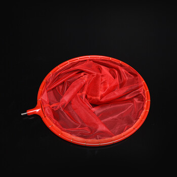 网头超轻竞技抄网头捞鱼网细眼碳素鱼网兜鱼抄子 25cm红色(网深20cm)