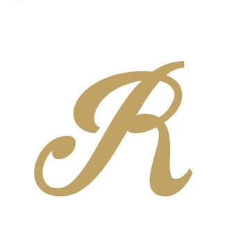 生日派对布置用品纸扇拉旗配件婚礼背景装饰拼音墙贴 金色字母r【图片