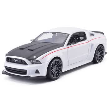 合金汽车仿真模型玩具车模1:24福特野马gt500 boss302 警车 街头赛车