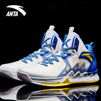 nba安踏男鞋篮球鞋汤普森二代kt战靴运动鞋11641101 -2安踏白/正蓝