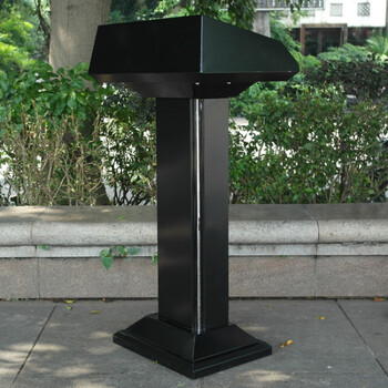 不锈钢讲台 室外接待台演讲台执勤台 创意迎宾台发言台咨客台 浅紫色