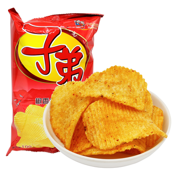土豆片薯片100g*5麻辣味原味海苔味多口味马铃薯片 巴西烤肉味5包