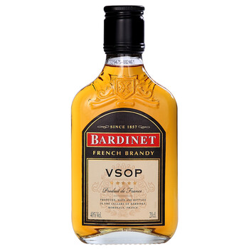 必得利bardinet洋酒vsop白兰地200ml