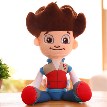 狗狗巡逻队毛绒玩具汪汪队立大功玩具玩偶小狗公仔礼节物 莱德队长