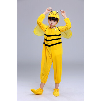 诗彩妮(shicaini) 动物演出服小蜜蜂舞蹈服幼儿园演出服元旦儿童卡通