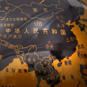 6寸发光磁悬浮地球仪摆件 礼品 金色