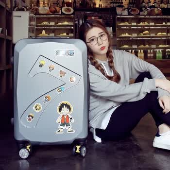 22寸24寸26学生拖箱密码旅行箱个性男女 银色 22寸经典款(送精美贴纸)