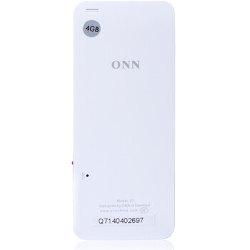 
                                        欧恩（ONN）Q7\4G 1.8英寸MP4 超薄支持双无损 纯音MP3播放器 紫红                