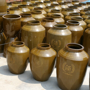 御壶堂四川酒坛子土陶瓷20斤50斤100斤1000斤储白酿装葡萄酒缸密封罐