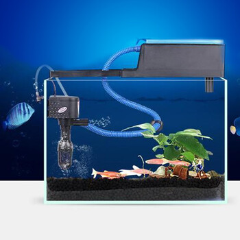 sobo 鱼缸水族箱过滤器三合一内置增氧气泵静音过滤器顶部过滤器水族