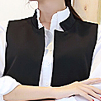 2015女装春秋新款韩版立领个性简约无袖外套马甲 黑色 L