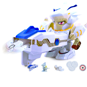瑞华行 激战奇轮3 武器变形发射玩具 蓝鲨神兽套装_ 4折现价69元