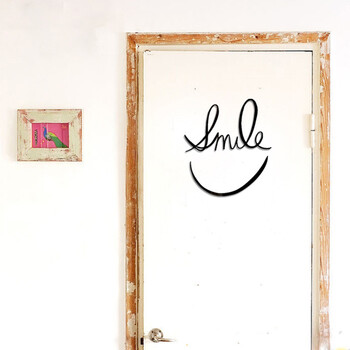 简约 创意文字组合装饰墙贴 水晶面3d立体墙贴 亚克力墙贴 smile 中