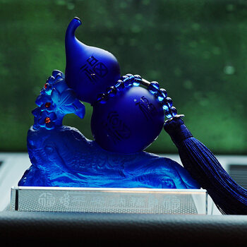 葫芦汽车香水座式水晶车载车用装饰车饰轿车上车内饰品摆件保平安