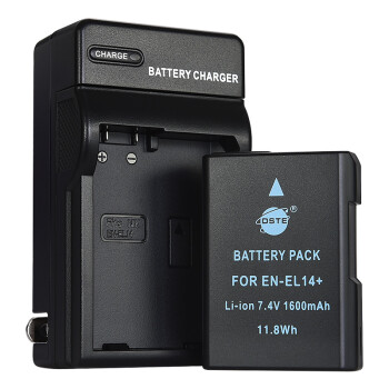 蒂森特（dste）尼康 EN-EL14 一电一冲套装 适用 D3100 D5300 电池充电套装