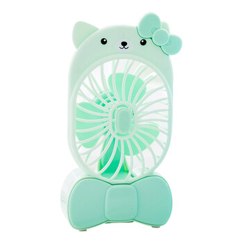 usb风扇可爱迷你静音可充电便携手持电风扇学生宿舍卡通小风扇 兔子
