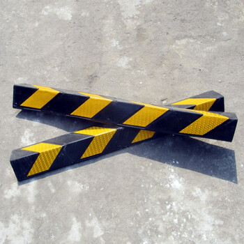 直角橡胶护墙角地下车库安全反光条交通防撞条黄黑保护条护角条