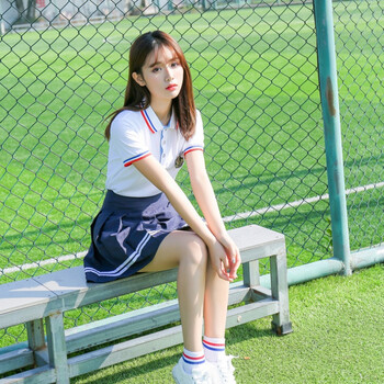 校服套装学院风韩国校园合唱服学生初中高中班服运动会开幕式服装 女