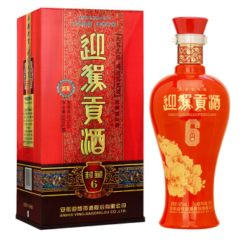 迎驾贡酒 白酒 封藏6 古法酿造 泥地老窖 浓香型 42度 500ml