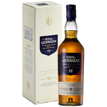 皇家蓝勋（ROYAL LOCHNAGAR）洋酒 12年 高地产区 苏格兰进口洋酒 单一麦芽威士忌700ml