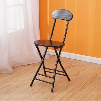 时尚皮面靠背椅 折叠椅 塑料椅子 培训椅 办公椅 加厚靠背椅 全黑靠背