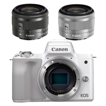 佳能(canon) eos m50 数码可换镜头微单相机 (15-45)套机 eos m50 (15