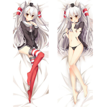 大作战动漫周边日本宅男靠枕长款等身抱枕动漫周边48天津风2way50160