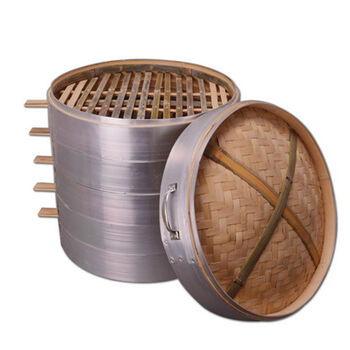 手工制工艺合金包边 蒸包炉用 蒸包子 蒸馒头竹蒸笼