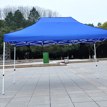 户外广告帐篷印字遮阳棚雨棚伸缩汽车棚四脚折叠摆摊帐篷大伞 3*4.