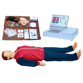BARBIALLECPR690心肺复苏急救训练模拟人沪模心脏按压呼吸假人医学教学模型 CPR390A语音+计数+模考+打印
