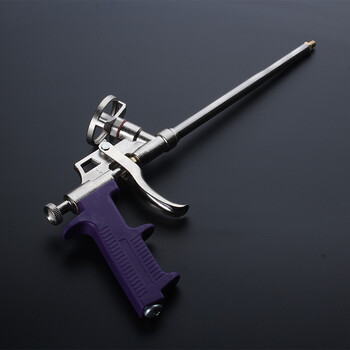 新款高品质聚氨脂泡沫填缝金属发泡剂枪发泡胶枪发泡枪特氟龙 级