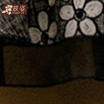 筱姿忆往昔 2015秋冬新款 甜美花朵显瘦蓬蓬裙 淑女网纱半身短裙 花灰色 S